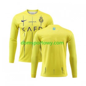 Koszulka Al-Nassr Domowe Koszulki Piłkarskie 2023-2024 Długi Rękaw